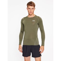 Under Armour Technikai póló Ua Hg Armour Comp Ls 1361524 Khaki Compression Fit