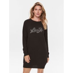 Liu Jo Kötött ruha MF3366 MS14G Fekete Regular Fit