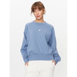 New Balance Pulóver Athletics Remastered French Terry Crewneck WT31500 Bézs Regular Fit