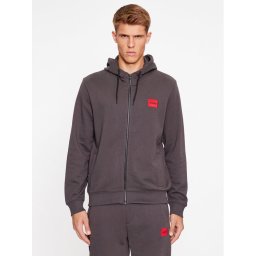 Hugo Pulóver Daple212 50447972 Szürke Regular Fit
