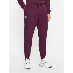 Under Armour Melegítő alsó Ua Rival Fleece Joggers 1379774 Bordó Loose Fit