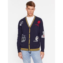 Guess Kardigán M3BR43 Z2ZK2 Sötétkék Regular Fit
