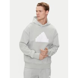 adidas Pulóver Future Icons Badge of Sport IJ6392 Szürke Regular Fit