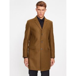 Hugo Gyapjú kabát Migor 50495214 Barna Regular Fit