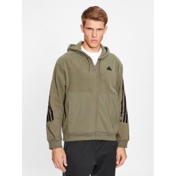 adidas Pulóver Future Icons 3-Stripes IJ8861 Zöld Loose Fit