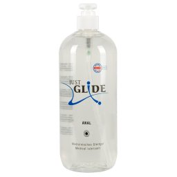 Just Glide - Anal vízbázisú síkosító anális használatra (1000 ml)