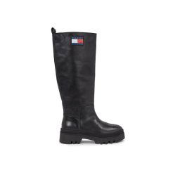 Tommy Jeans Csizma Tjw Fashion High Shaft EN0EN02288 Fekete