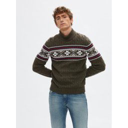 Selected Homme Garbó 16081554 Zöld Regular Fit