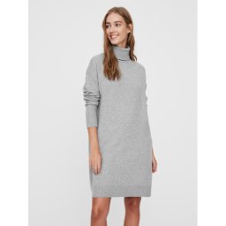 Vero Moda Kötött ruha 10199744 Szürke Regular Fit