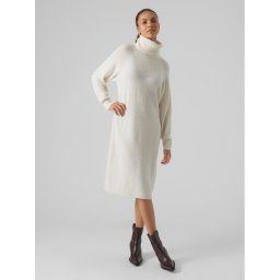Vero Moda Kötött ruha 10291734 Bézs Loose Fit