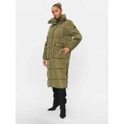 ONLY Pehelykabát Nora 15294315 Zöld Regular Fit