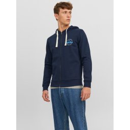 Jack&Jones Pulóver 12236179 Sötétkék Regular Fit