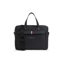 Tommy Hilfiger Laptoptáska Th Essential Pique Computer Bag AM0AM11542 Fekete