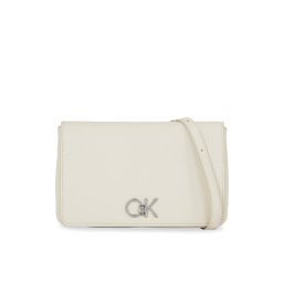 Calvin Klein Táska Re-Lock Double Gusett Xbody K60K611531 Ekru