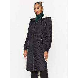 ONLY Pehelykabát 15295389 Fekete Regular Fit
