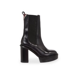 Tommy Hilfiger Bokacsizma Elevated Plateau Chelsea Bootie FW0FW07542 Fekete