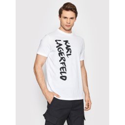 KARL LAGERFELD Póló Crewneck 755065 521224 Fehér Regular Fit