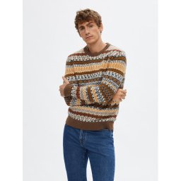 Selected Homme Sweater 16090839 Barna Regular Fit