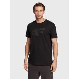 4F Póló H4Z22-TSM353 Fekete Regular Fit