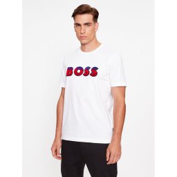 Boss Póló Tiburt 420 50500760 Fehér Regular Fit