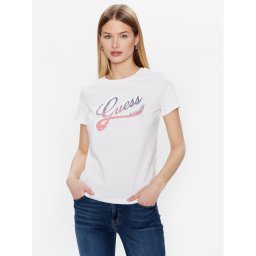 Guess Póló Shaded Logo W3GI34 I3Z14 Fehér Regular Fit