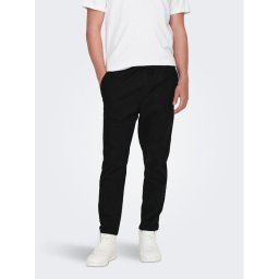 Only & Sons Szövet nadrág 22024966 Fekete Tapered Fit