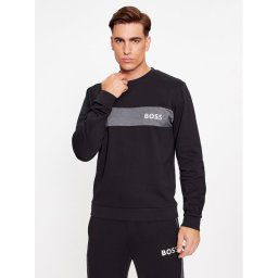 Boss Pulóver Tracksuit Sweatshirt 50503061 Fekete Regular Fit