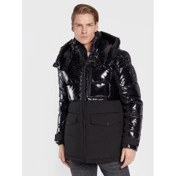 Moose Knuckles Pehelykabát Dugald 2 M32MJ139 Fekete Regular Fit