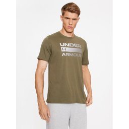 Under Armour Póló Ua Team Issue Wordmark Ss 1329582 Khaki Loose Fit