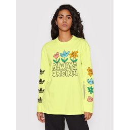 adidas Blúz Always Original Graphic HC5428 Sárga Loose Fit
