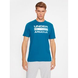 Under Armour Póló Ua Team Issue Wordmark Ss 1329582 Kék Loose Fit