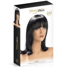 World Wigs - Salomé középhosszú, sötétbarna paróka