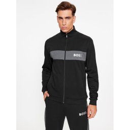 Boss Pulóver Tracksuit Jacket 50503040 Fekete Regular Fit