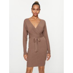Vero Moda Kötött ruha 10269251 Barna Regular Fit