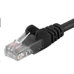 PREMIUMCORD Patch kábel UTP RJ45-RJ45 CAT5e 0.25m fekete