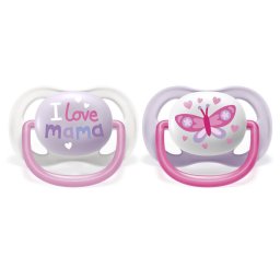 Philips Avent cumi Ultra air feliratos 0-6hó lányos