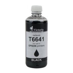 T66414 Tinta, L100, 200mfp nyomtatókhoz, VICTORIA TECHNOLOGY, fekete, 100ml