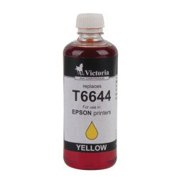 T66444 Tinta, L100, 200mfp nyomtatókhoz, VICTORIA TECHNOLOGY, sárga, 100ml