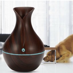 SilverHome Color Fa hatású LED-es illatosító - dió