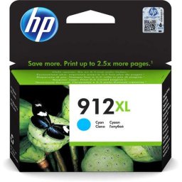 3YL81AE Tintapatron Officejet 8023 All-in-One nyomtatókhoz, HP 912XL, cián, 825 oldal