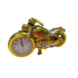 Motor formájú ébresztőóra - arany