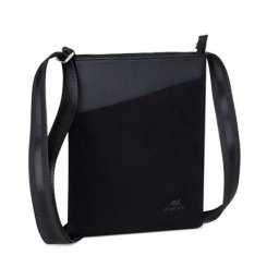 Oldaltáska, tablet 8", RIVACASE "Cardiff Canvas 8509", fekete