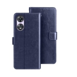 IDEWEI Wallet tok Oppo A78 5G sötétkék