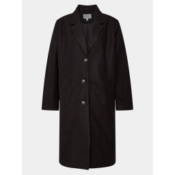 Evoked Vila Átmeneti kabát Alarva 14087845 Fekete Regular Fit