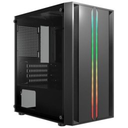 CRONO PCC-200-3 Midi Tower tok, tápegység nélkül, fekete színben