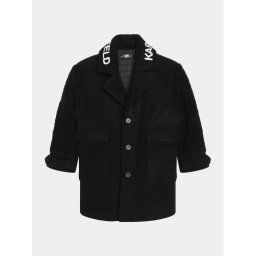 Karl Lagerfeld Kids Kabát Z16169 D Fekete Regular Fit