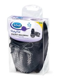 Scholl Pocket Ballerina cipõ SEQ - fekete