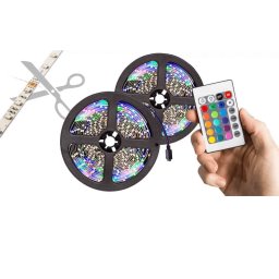5 méteres, programozható RGB LED szalag