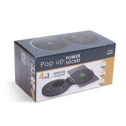 Rejtett, beépíthető konnektor + USB + Type-C + vezeték nélküli töltő