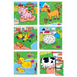 Mesekocka farm állatai fa oktató babajáték